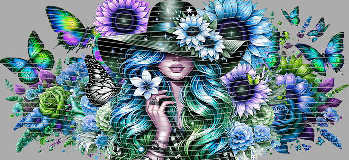 16oz Sunflower Girl-SU-223